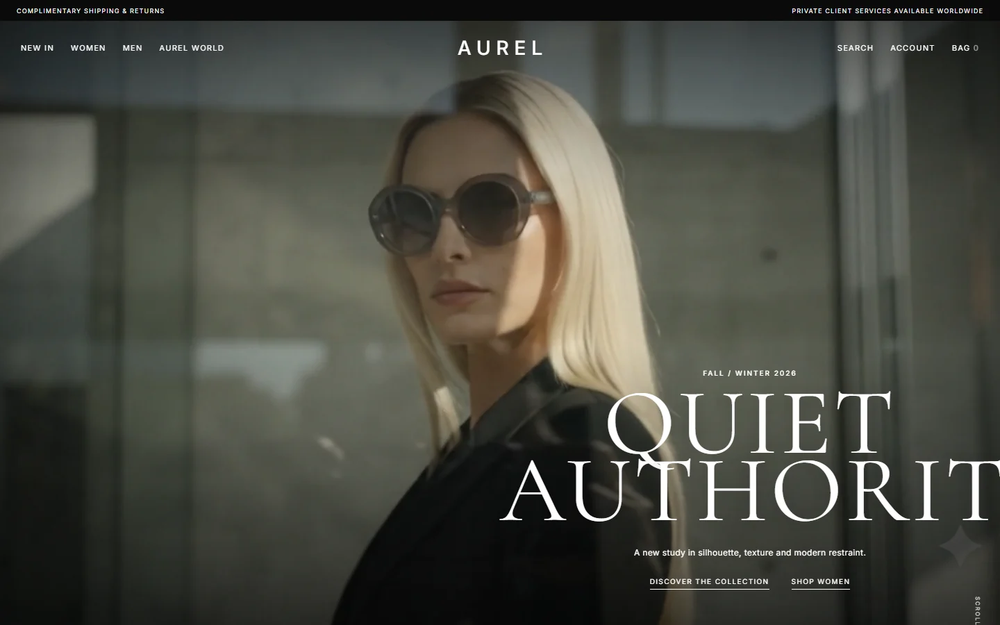 Screenshot of the AUREL demo