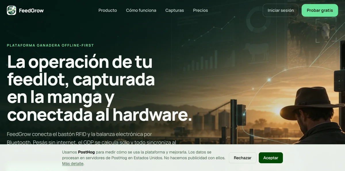 FeedGrow website homepage